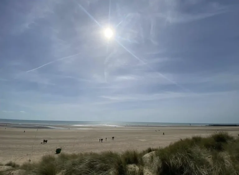 A view of Camber Sands.