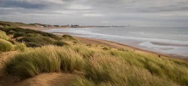 A view of Camber Sands.
